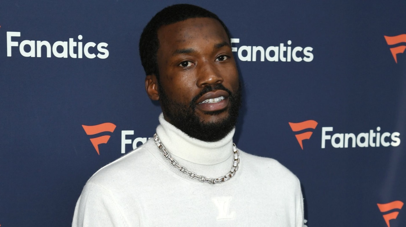 Meek Mill attends the Fanatics Super Bowl Party