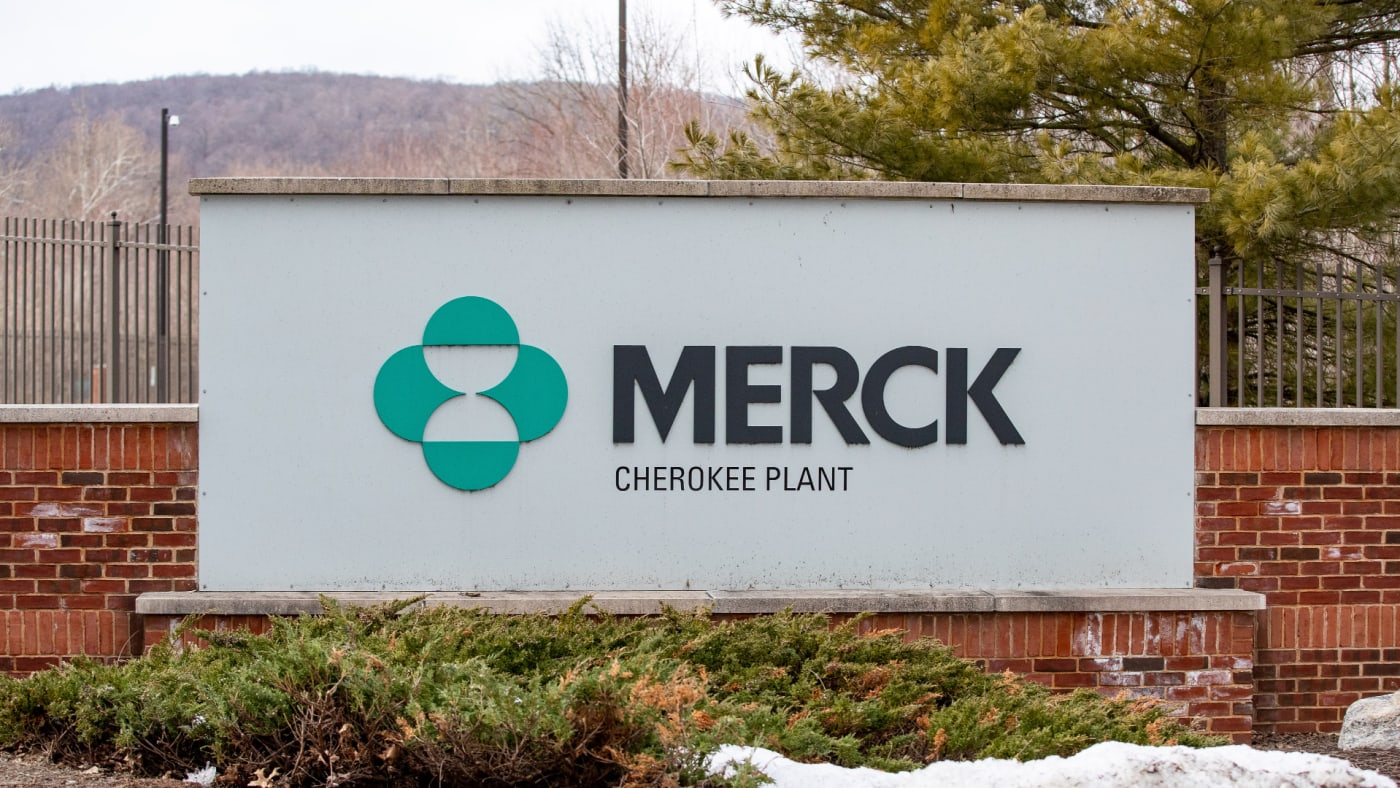 A logo for Merck is shown.