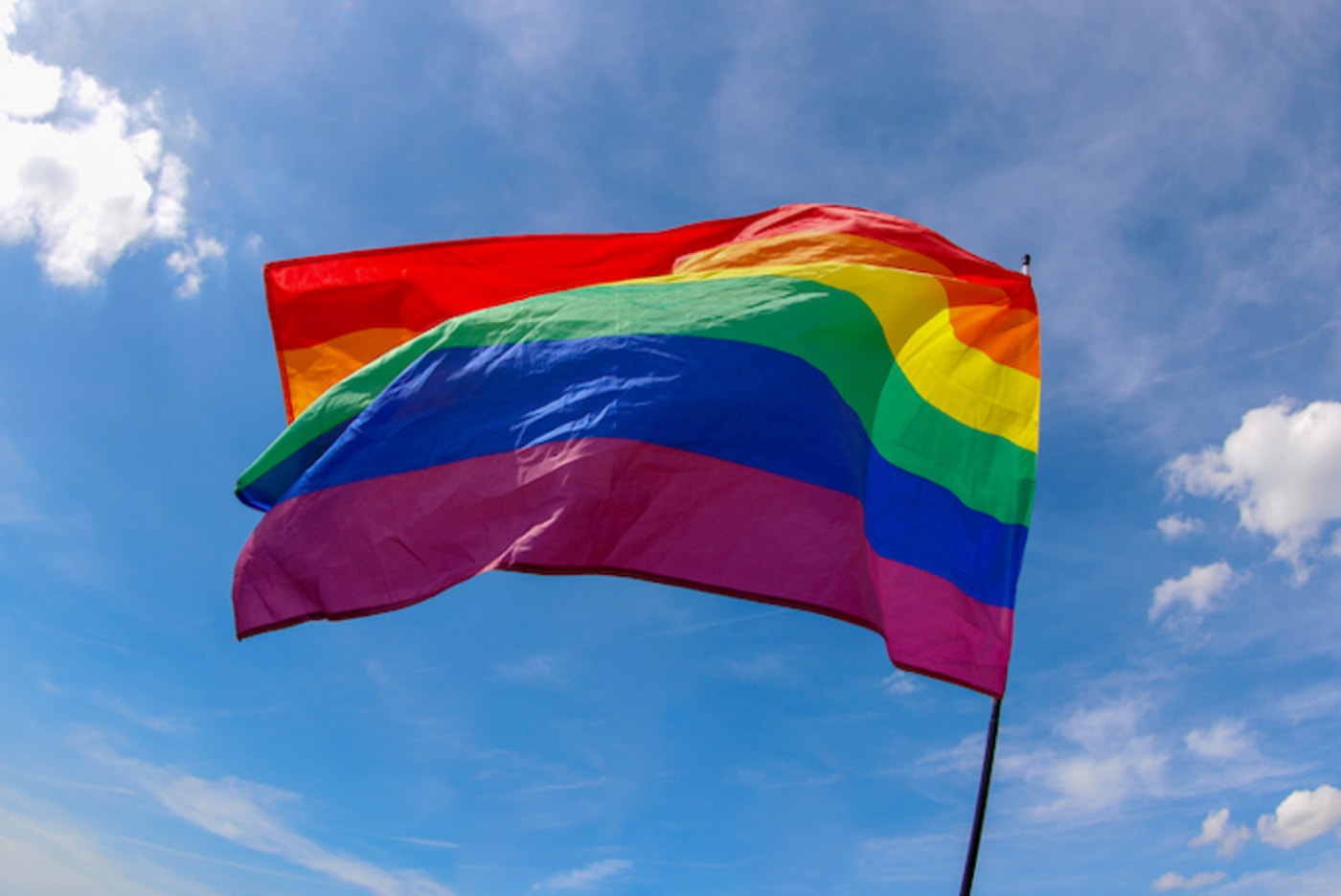 This is a picture of an LGBT flag.