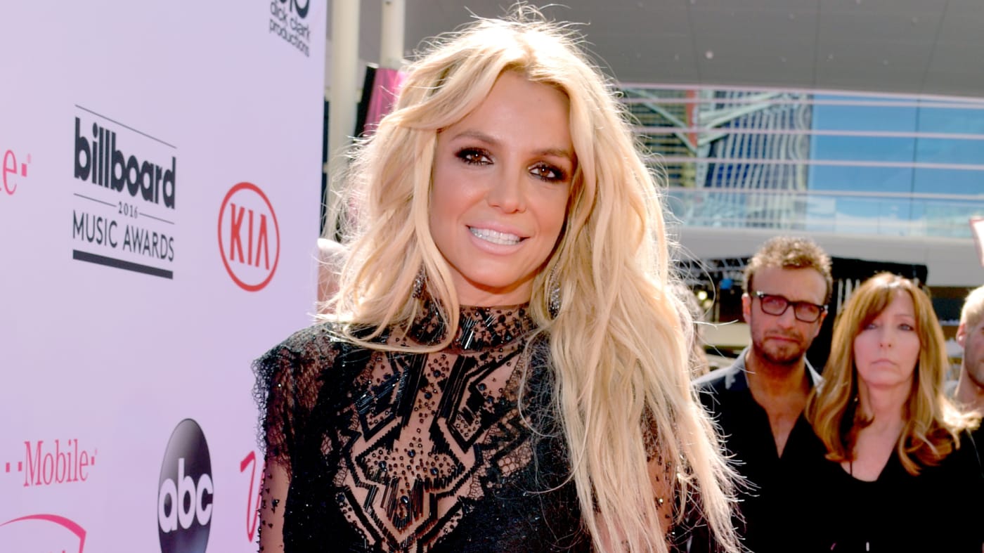 Britney Spears attends an award show in 2016.