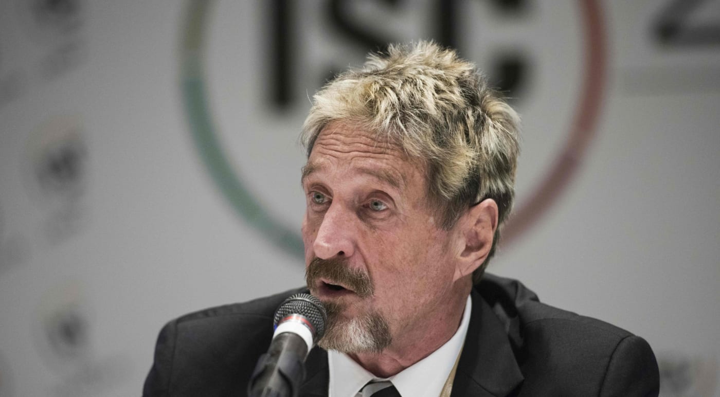 picture John Mcafee Tattoo john mcafee found dead in his barcelona