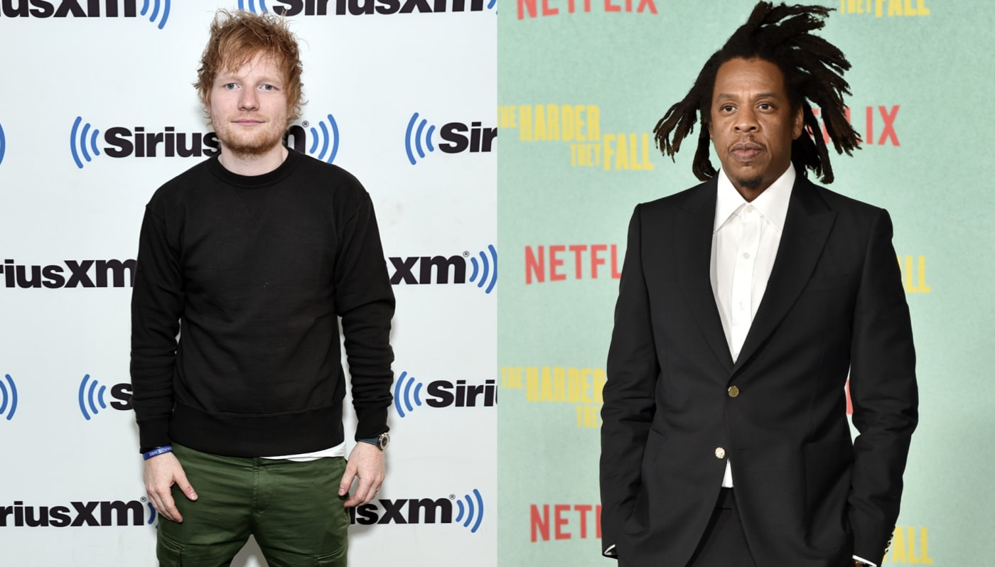 jayz and ed sheeran image split