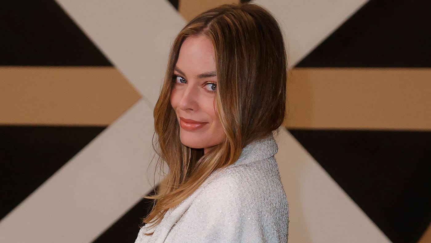 Margot Robbie attends the Spring Summer 2022 Chanel Haute Couture collection show