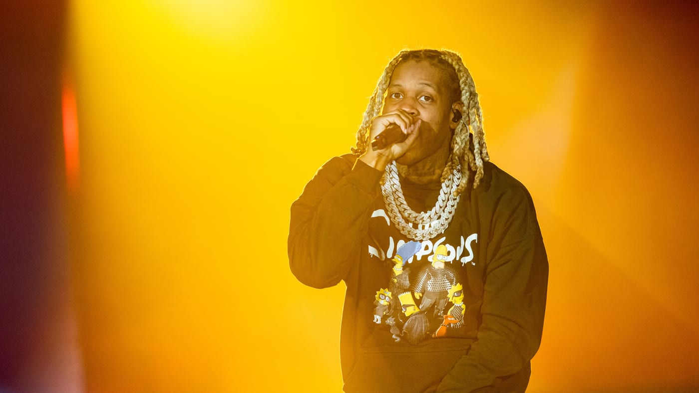 Lil Durk performs during Rolling Loud at NOS Events Center on December 10, 2021