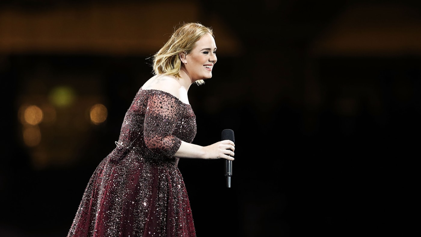 Adele performs at ANZ Stadium on March 10, 2017 in Sydney, Australia.