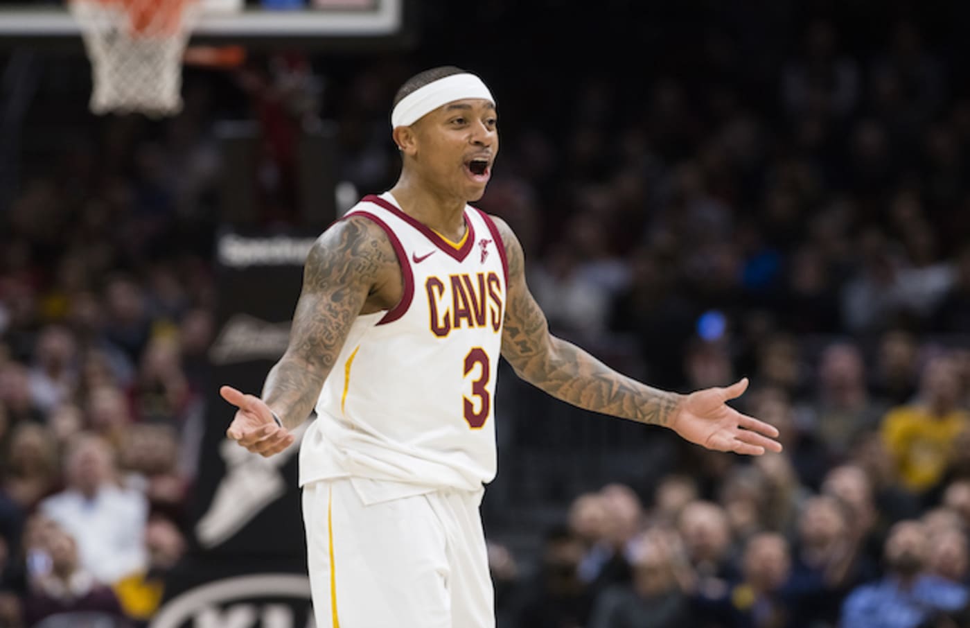 Isaiah Thomas #3 of the Cleveland Cavaliers.
