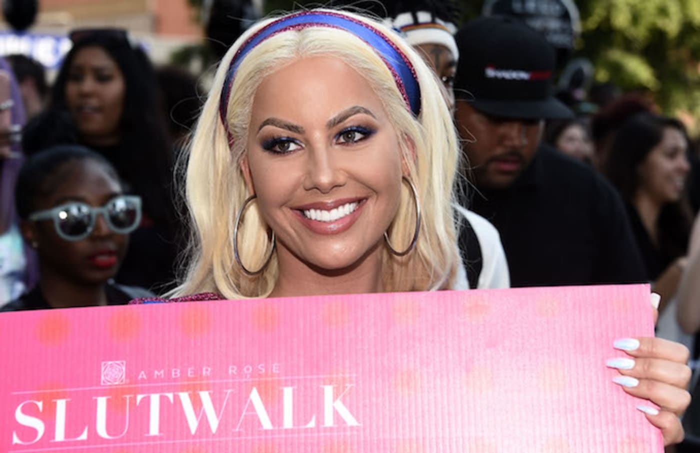 Amber Rose at the thrid annual SlutWalk.