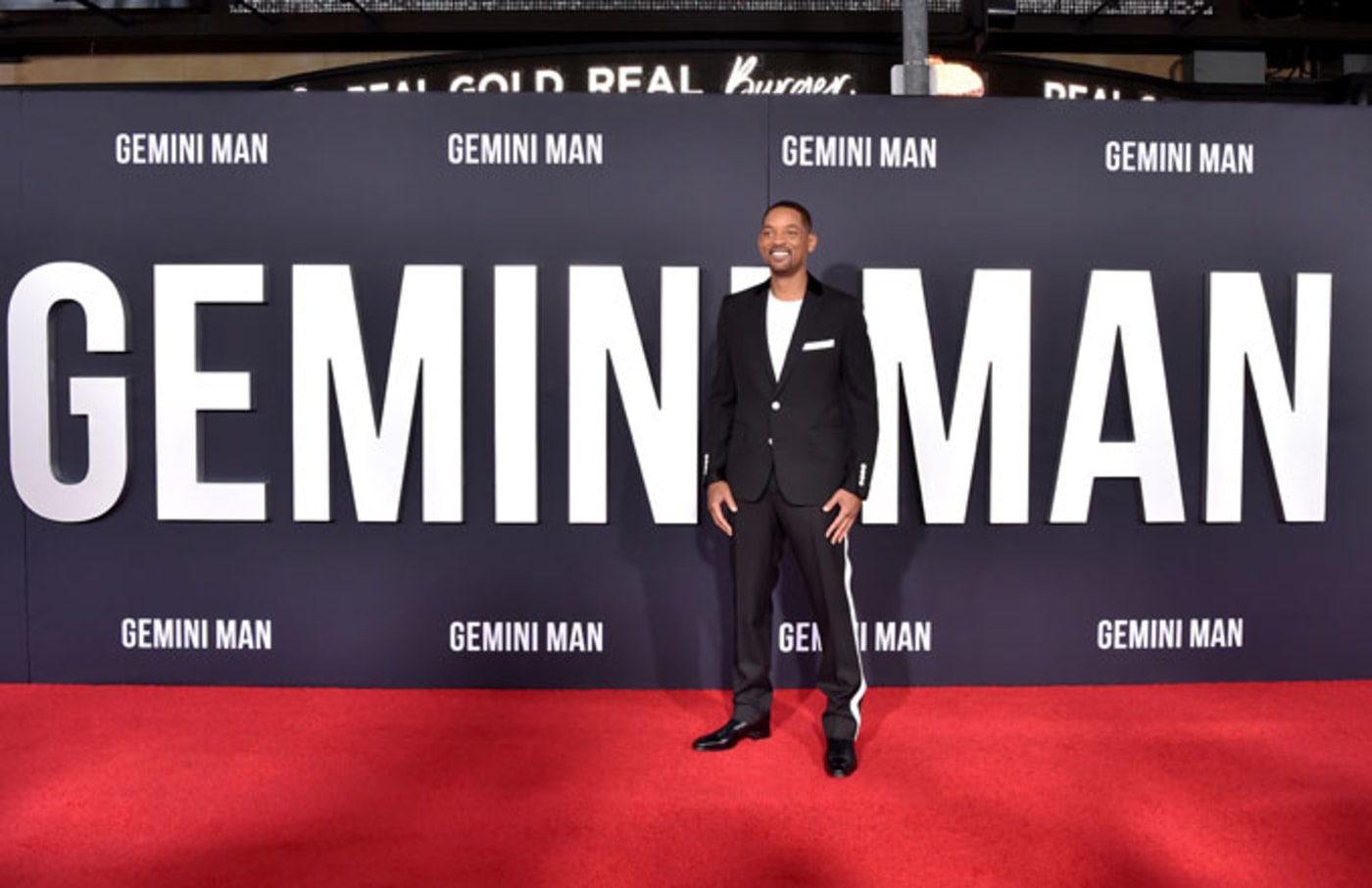 Will Smith at the premiere of his film 'Gemini Man'