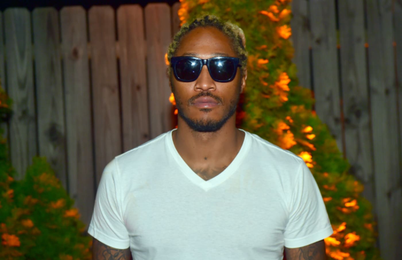 Rapper Future backstage at Meek Mill & Future in Concert