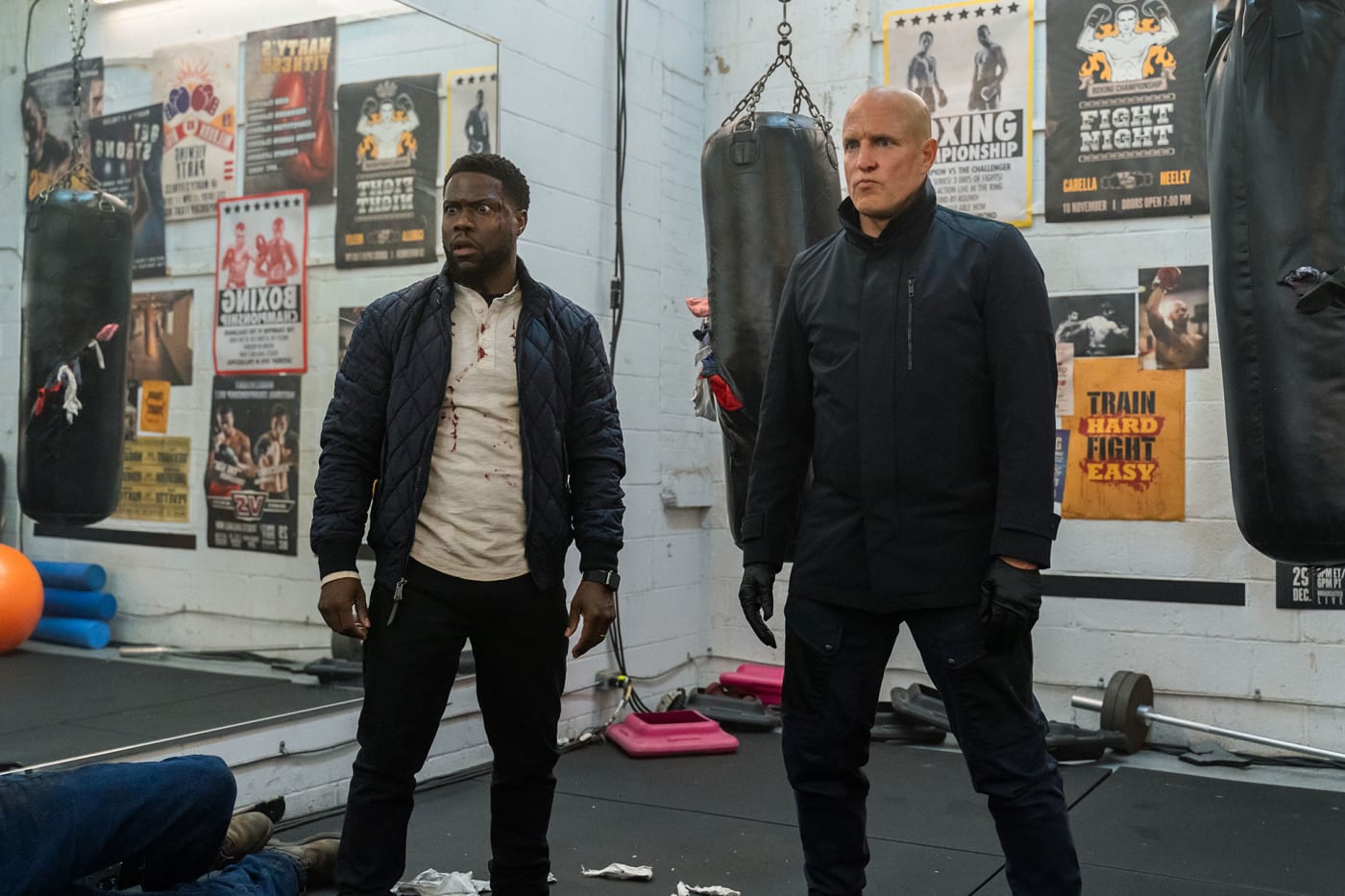 Kevin Hart and Woody Harrelson star in The Man From Toronto