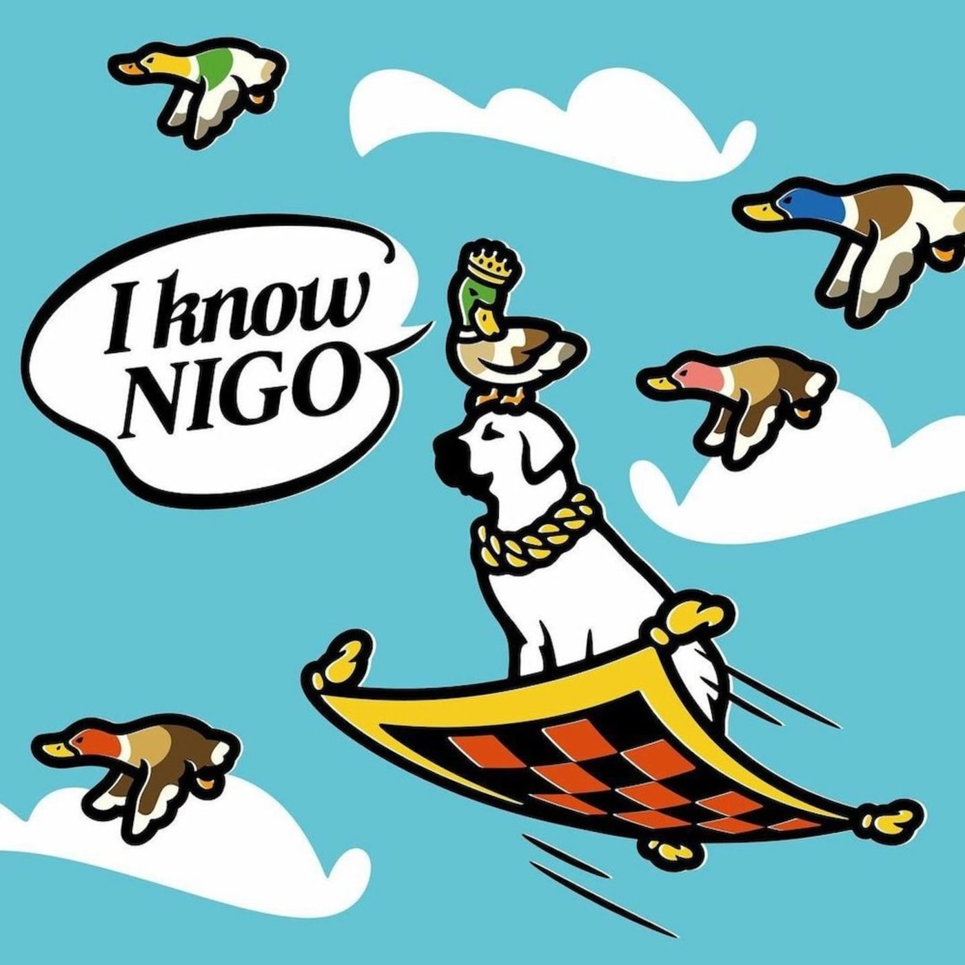 Nigos' I Know Nigo album cover featuring pusha t and others