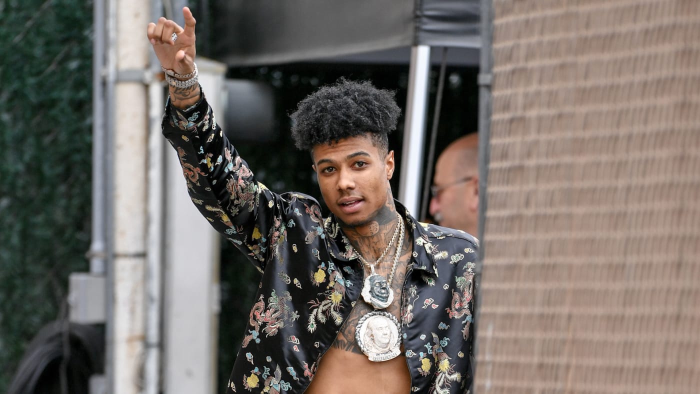 Blueface photographed in Los Angeles