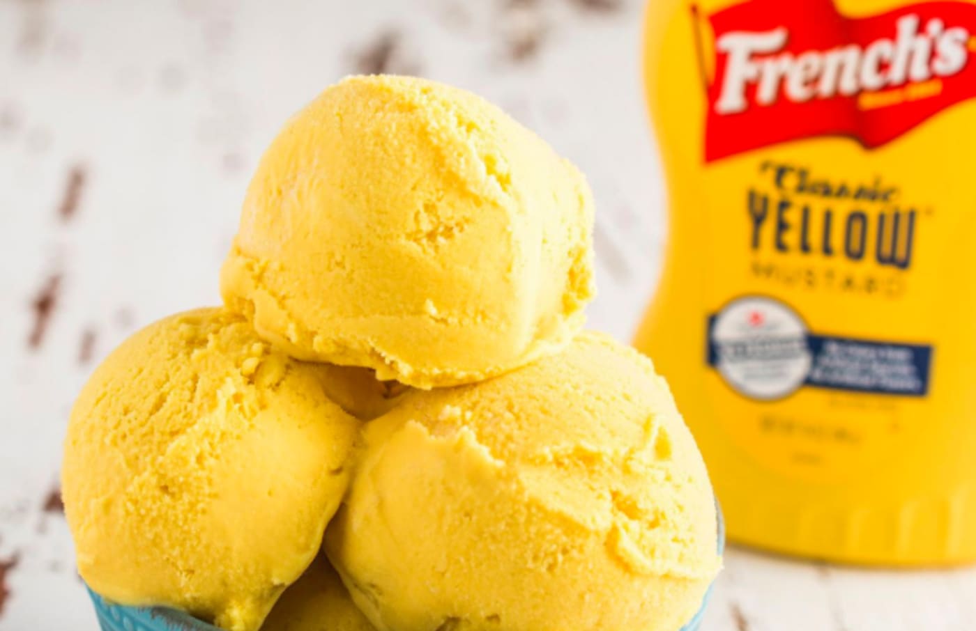 Mustard Ice Cream From French’s Will Be Available to Celebrate National