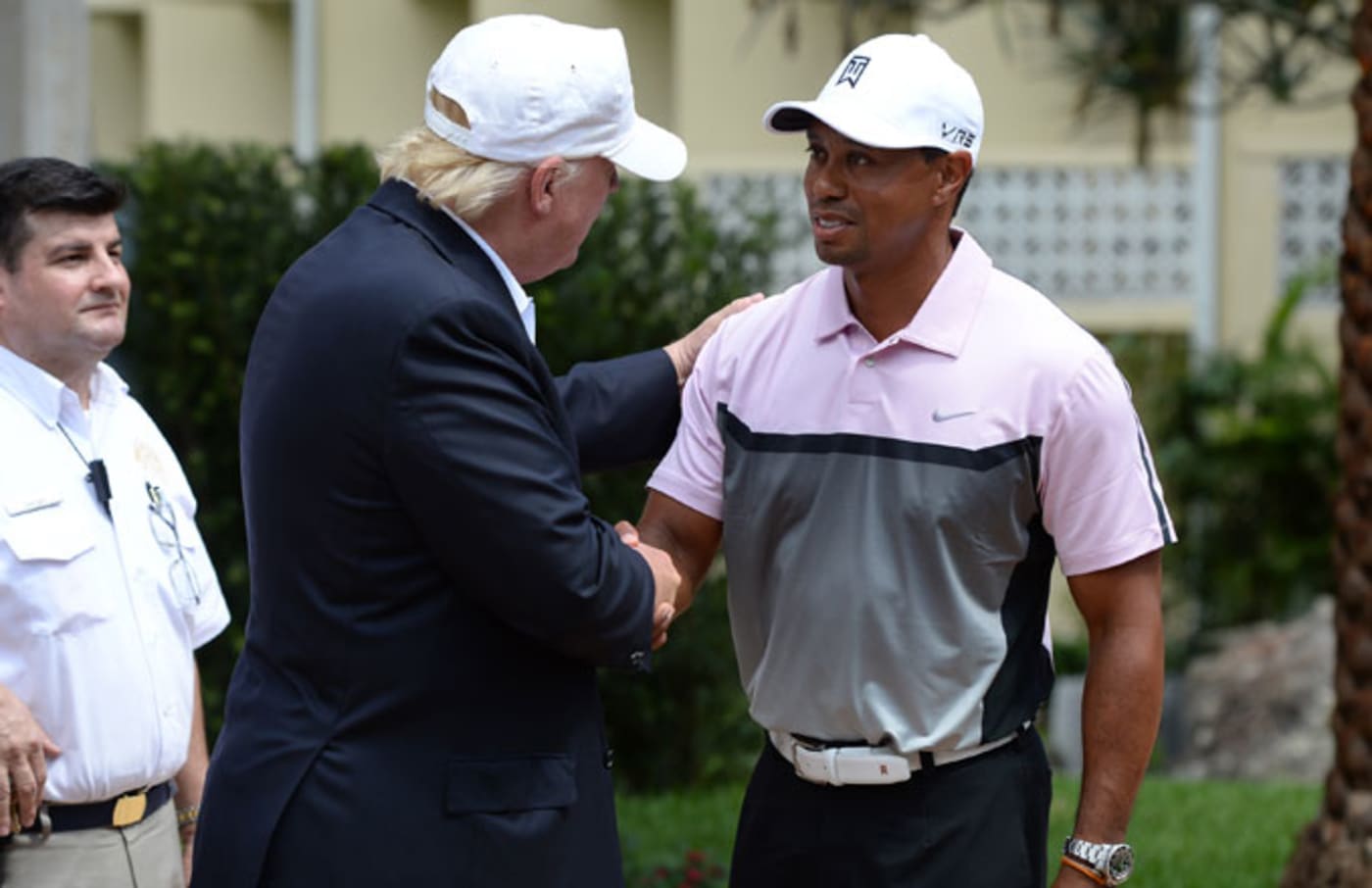 Tiger Woods and Donald Trump