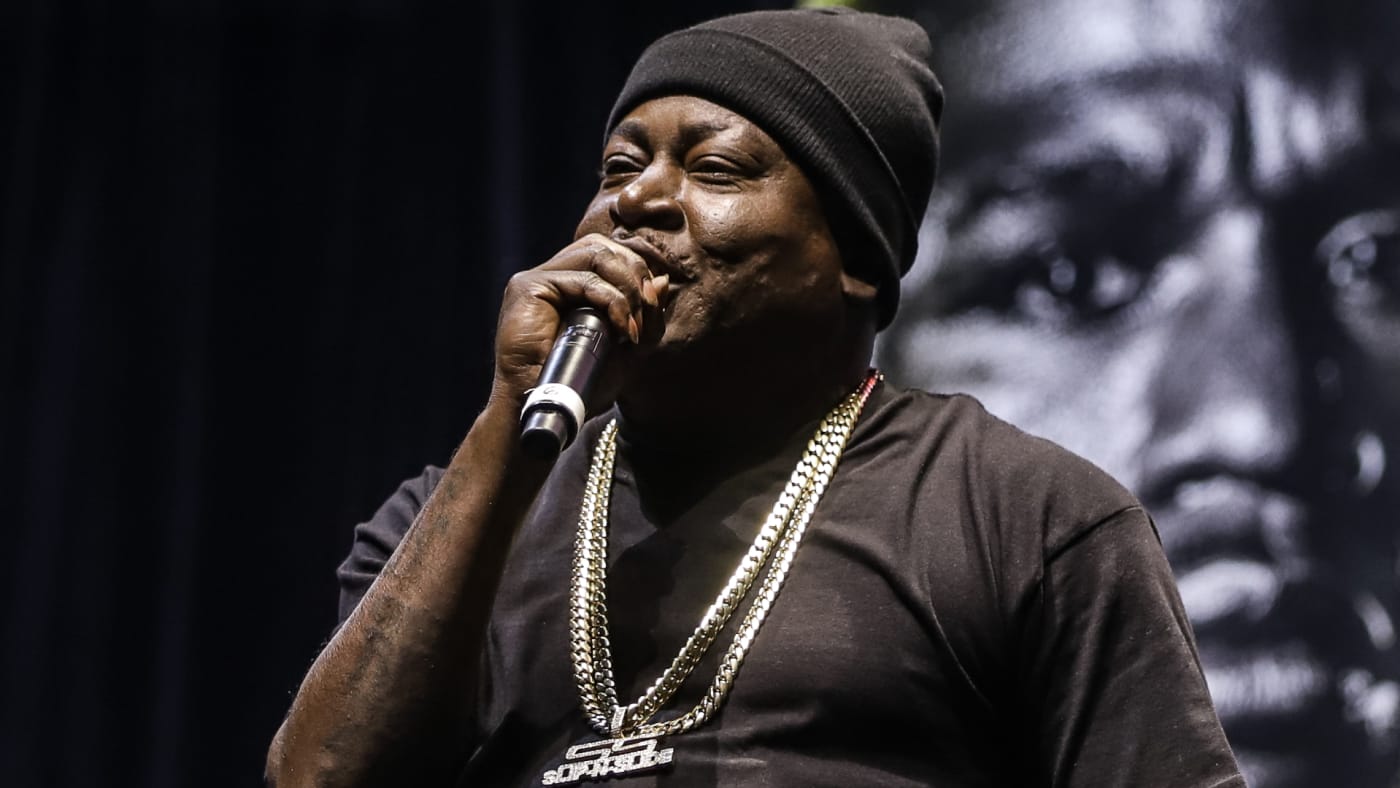 Trick Daddy is seen performing at an event