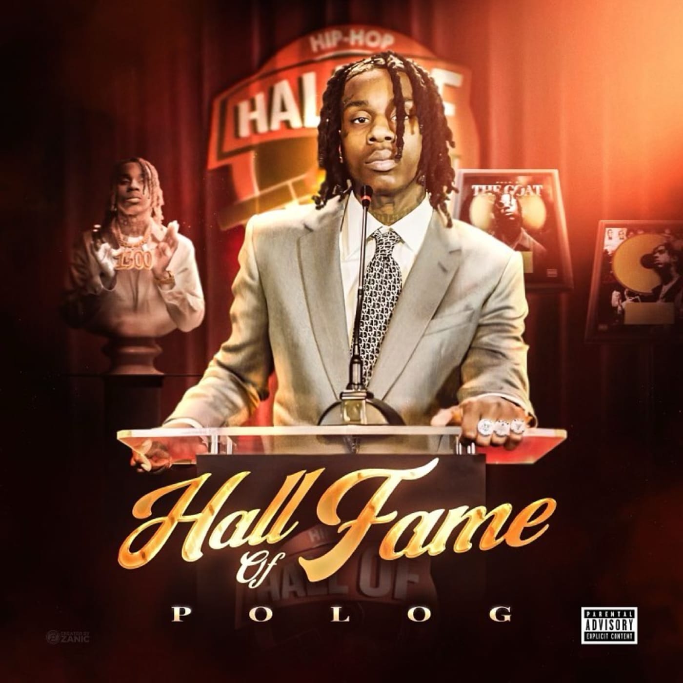 Polo G 'Hall of Fame' album cover.
