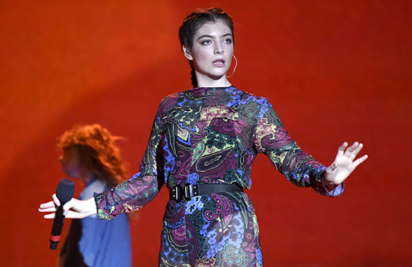 Lorde performs during the 2017 Bonnaroo