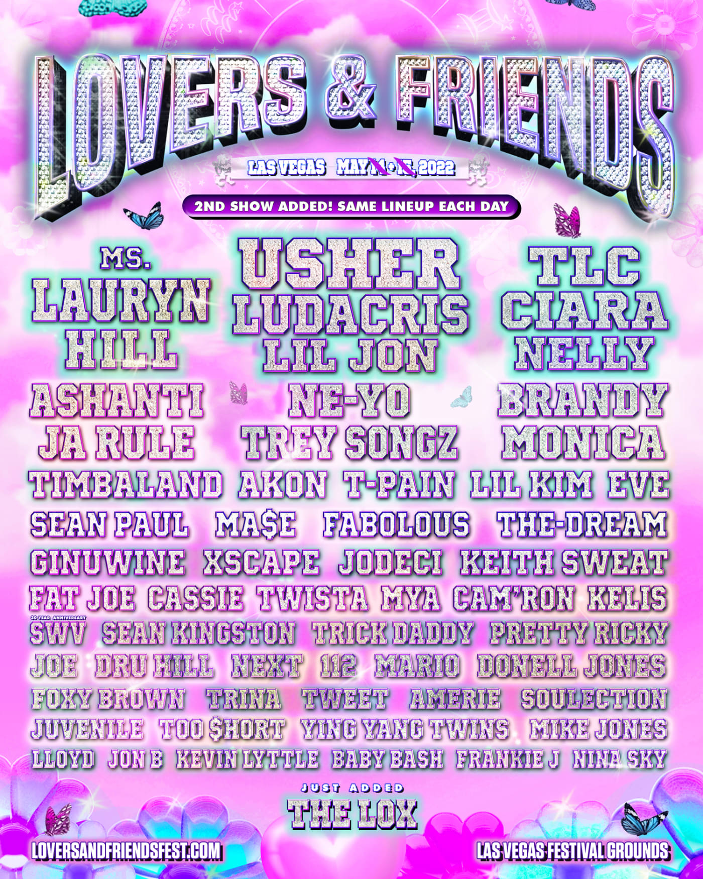 A flyer for the Lovers and Friends festival is shown