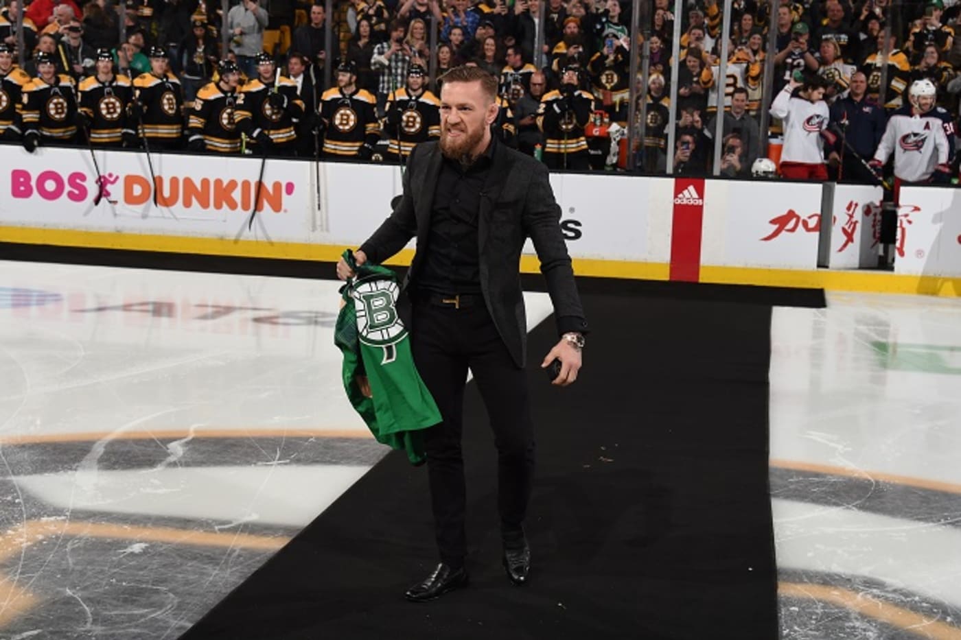 Conor McGregor Celebrated St. Patrick’s Day in Boston Complex
