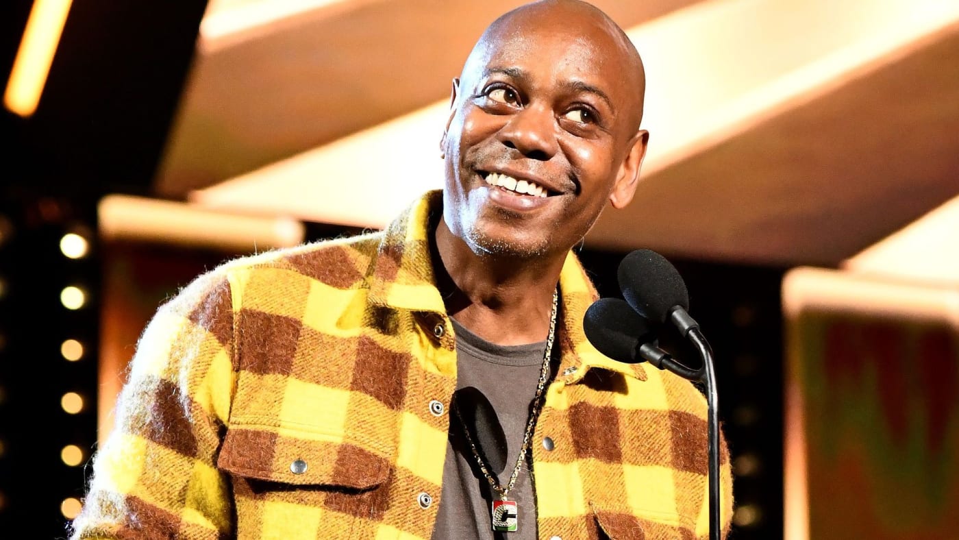 Dave Chappelle presents at the Rock and Roll Hall of Fame