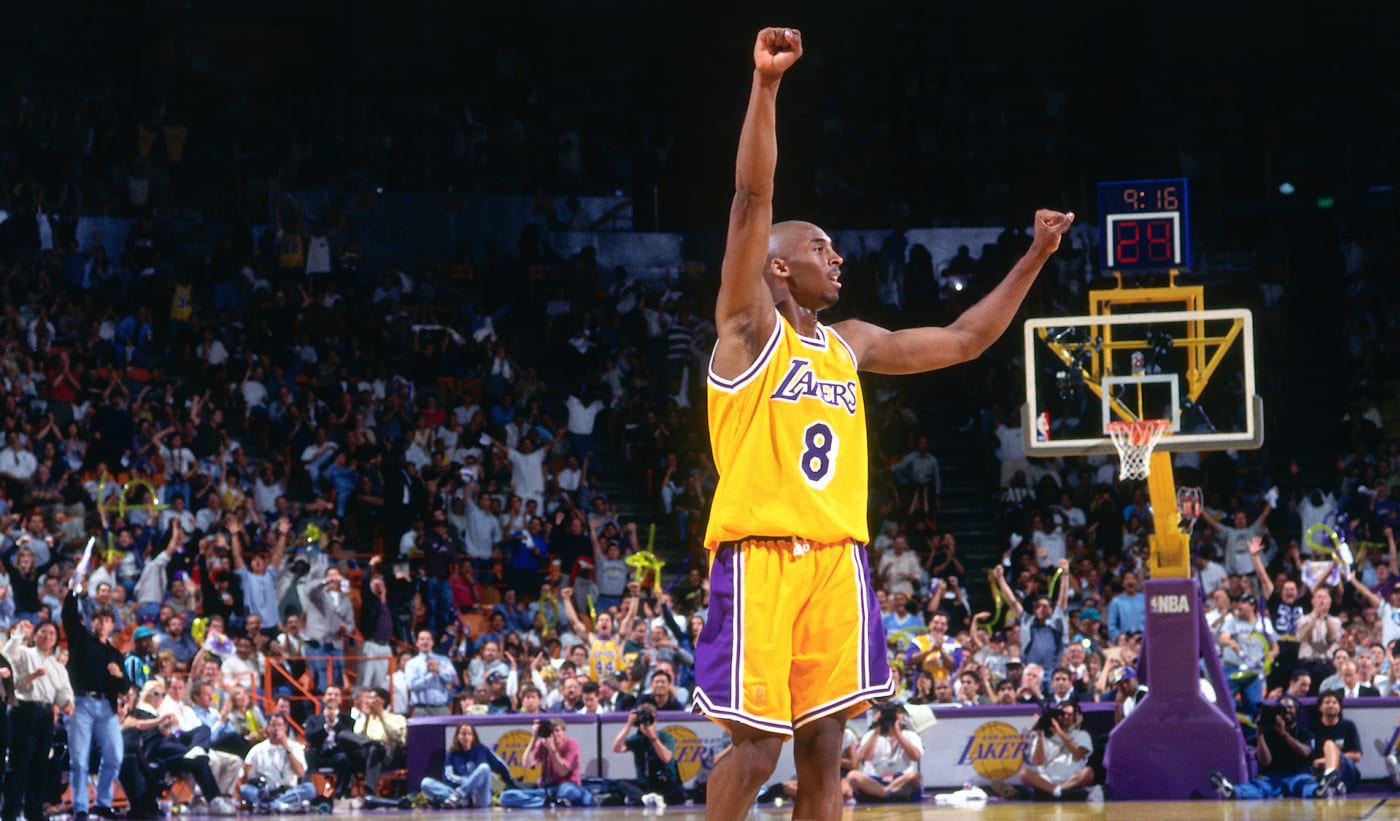 Kobe Bryant during the 1997 NBA Playoffs