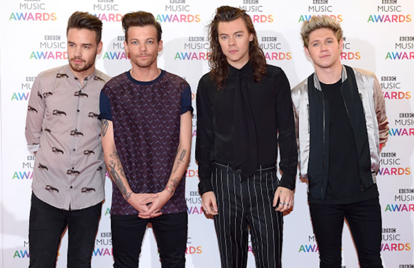 One Direction attend the BBC Music Awards