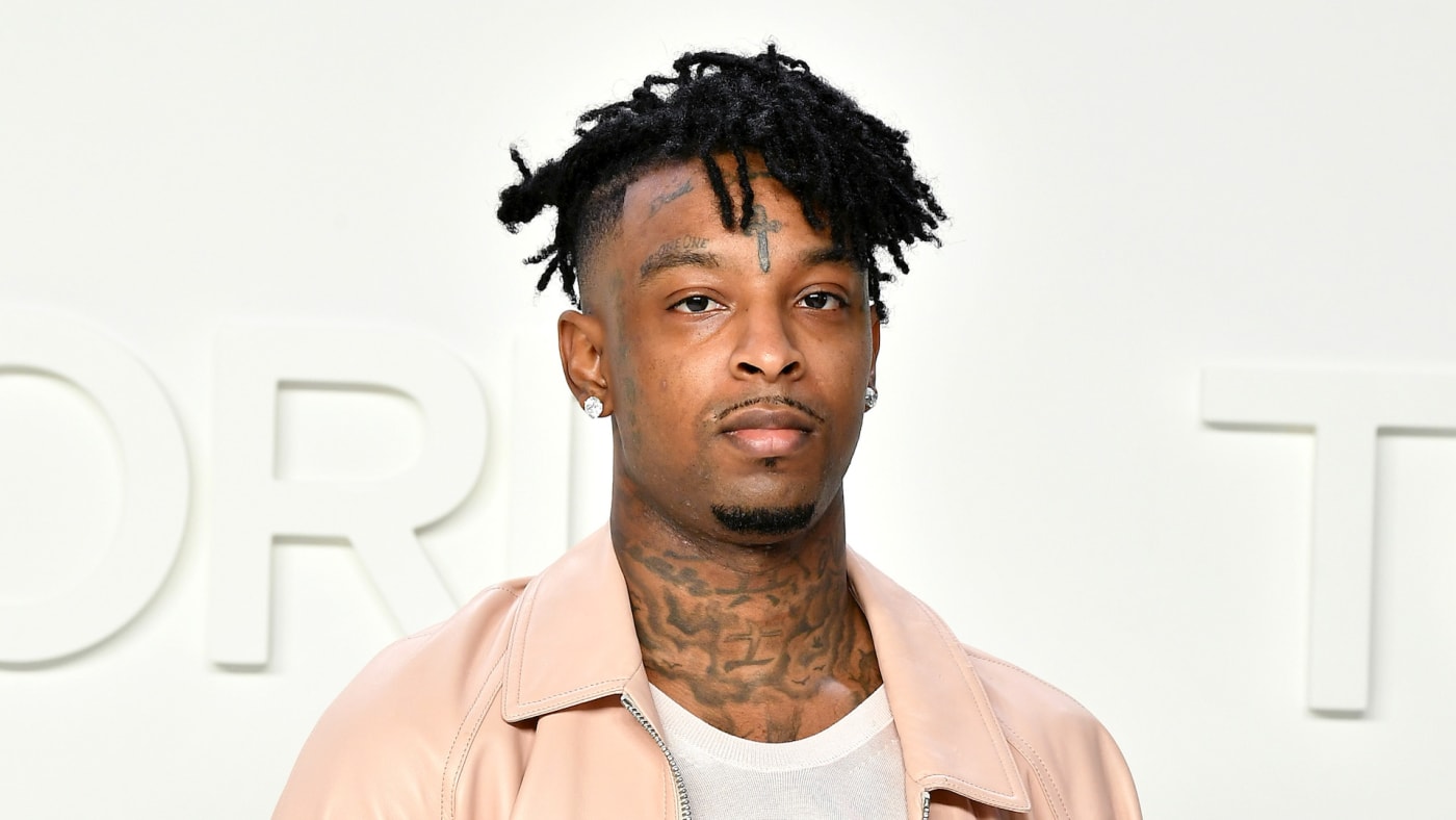 21 Savage attends the Tom Ford AW20 Show.