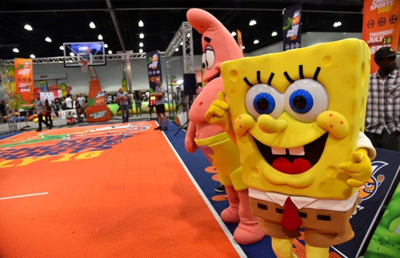 spongebob patrick basketball