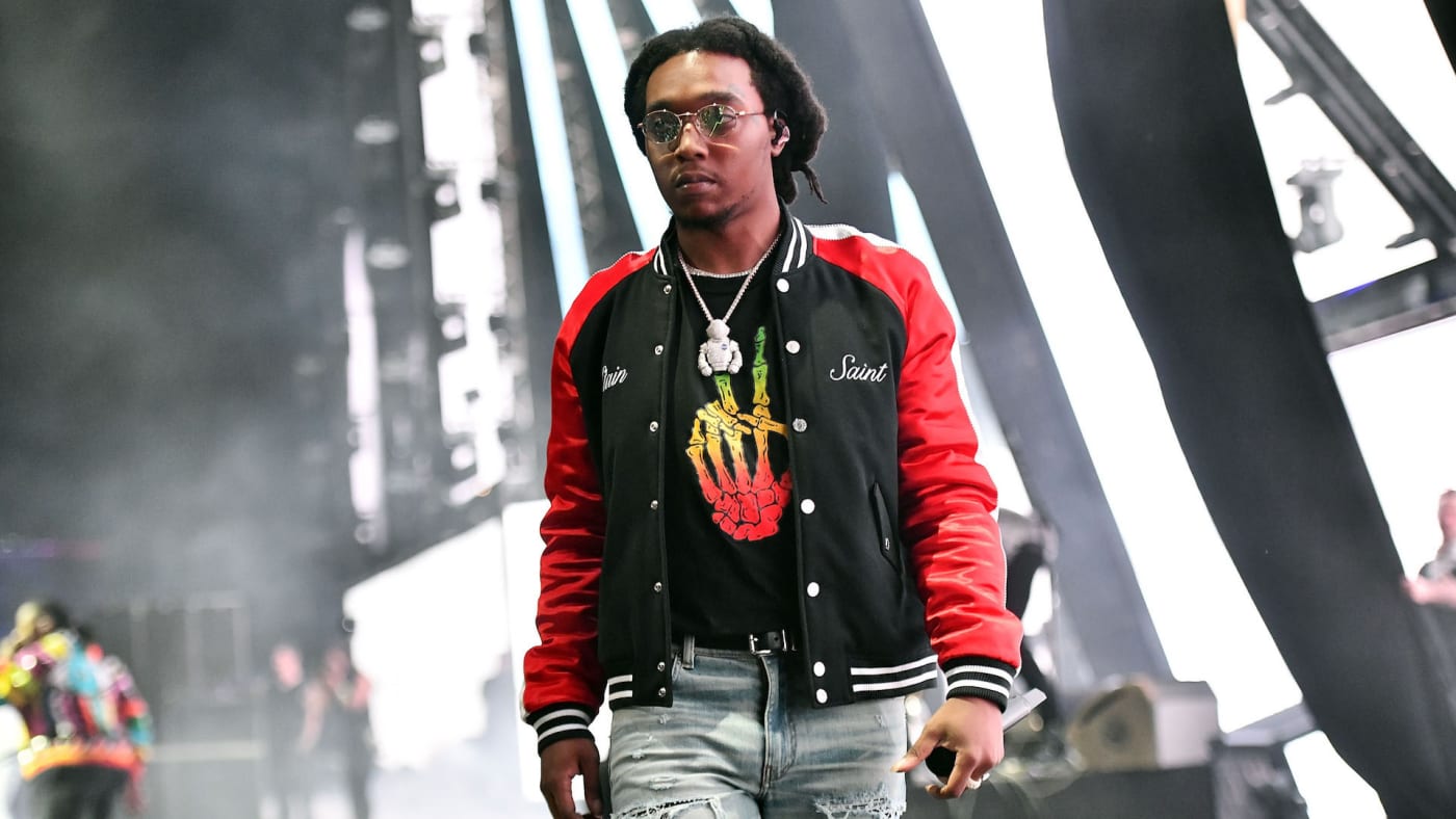 Rapper Takeoff of the hip hip group Migos performs