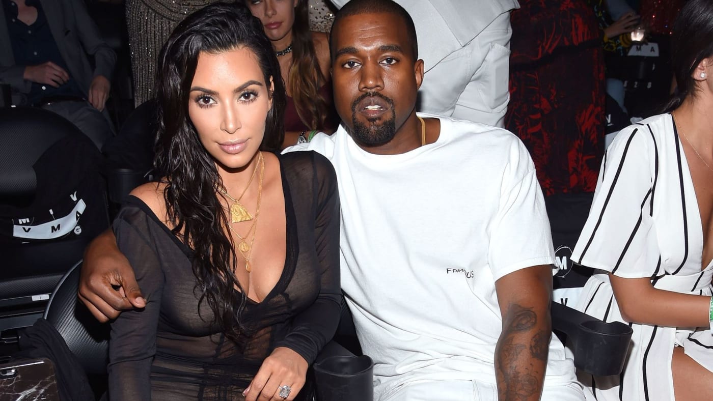 Kanye West and Kim Kardashian in 2015