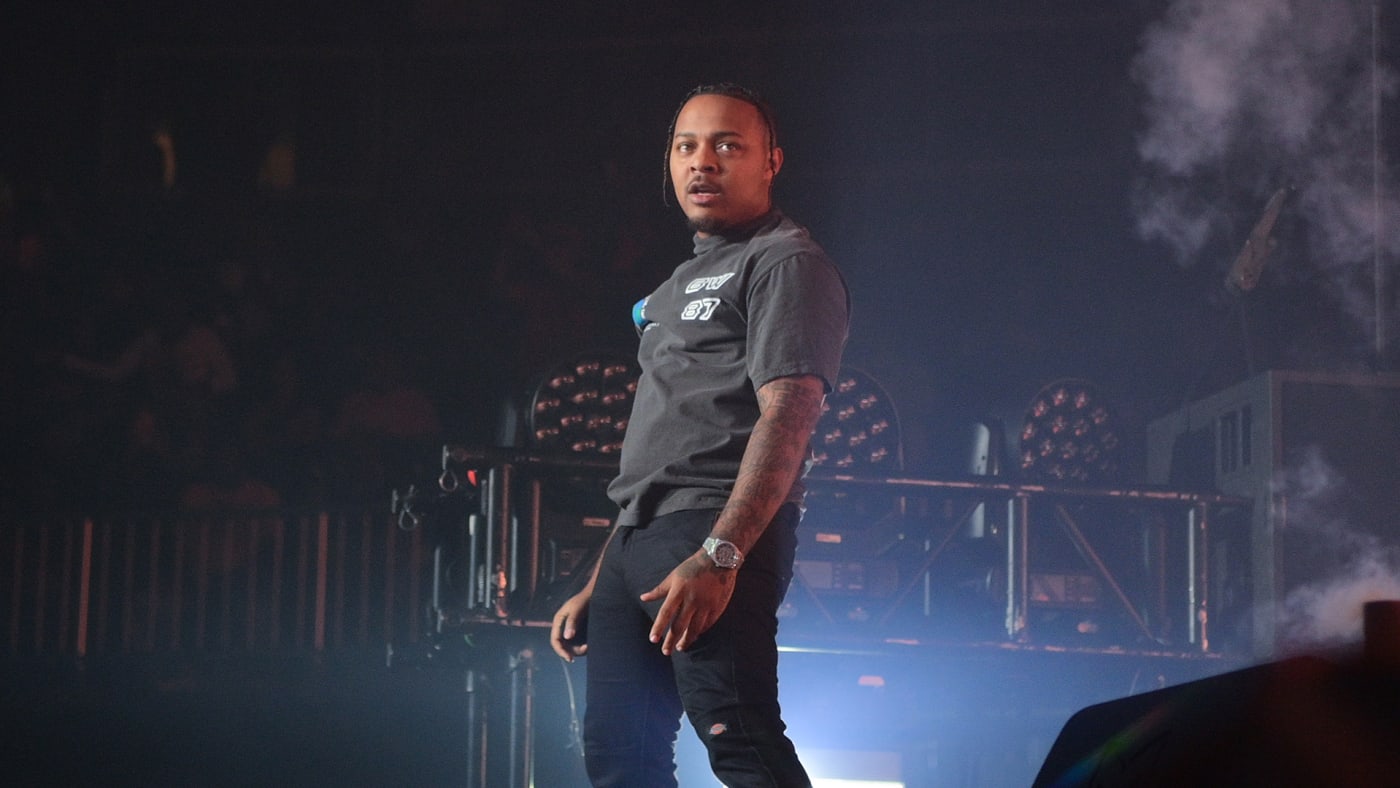 Rapper Bow Wow performs onstage during The Millennium Tour at State Farm Arena