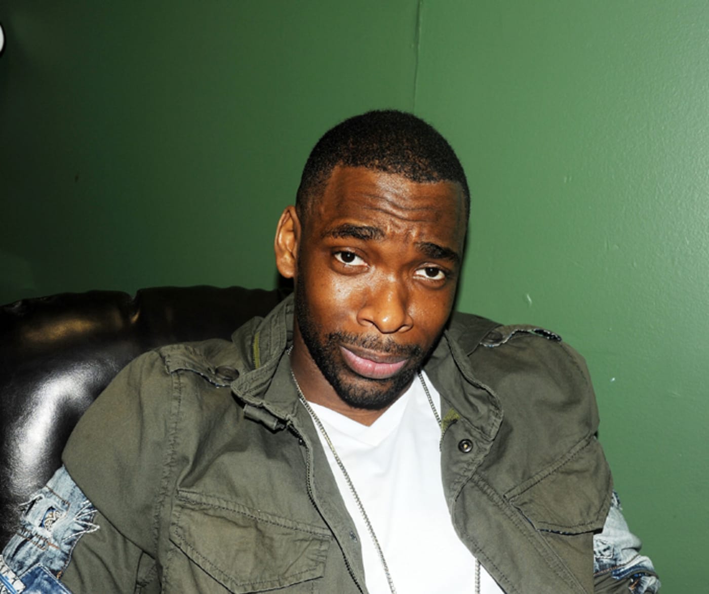 Jay Pharoah backstage at The Stress Factory Comedy Club