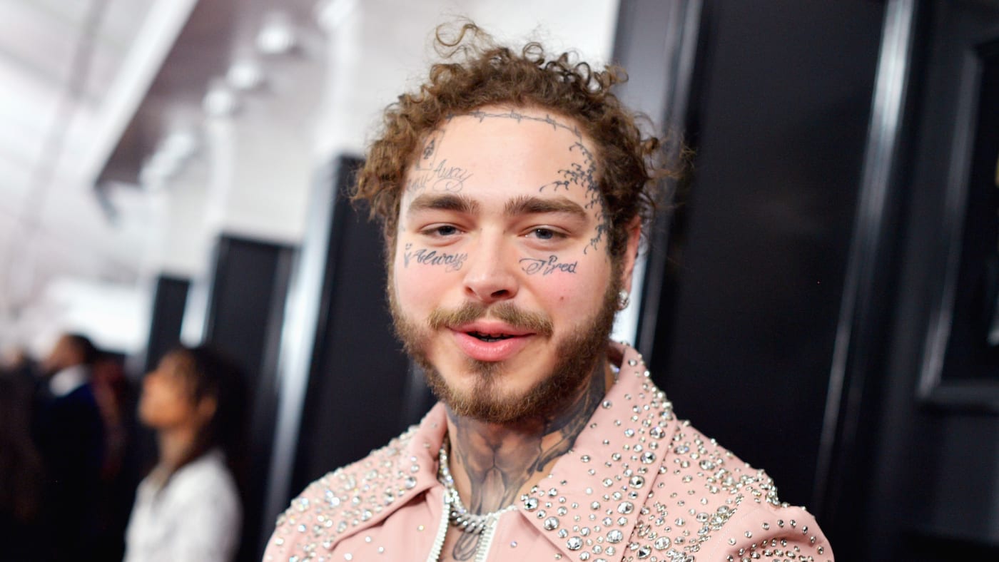 Post Malone attends the 61st Annual GRAMMY Awards.