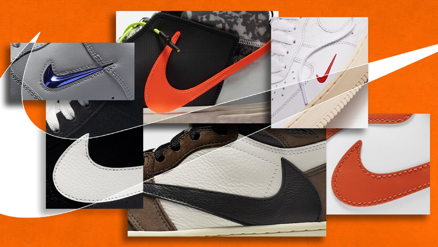 nike swoosh slippers