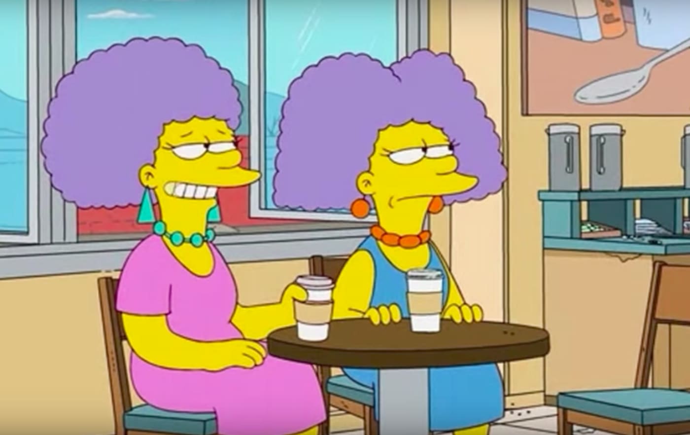 1. Marge Simpson's sisters Patty and Selma - wide 8
