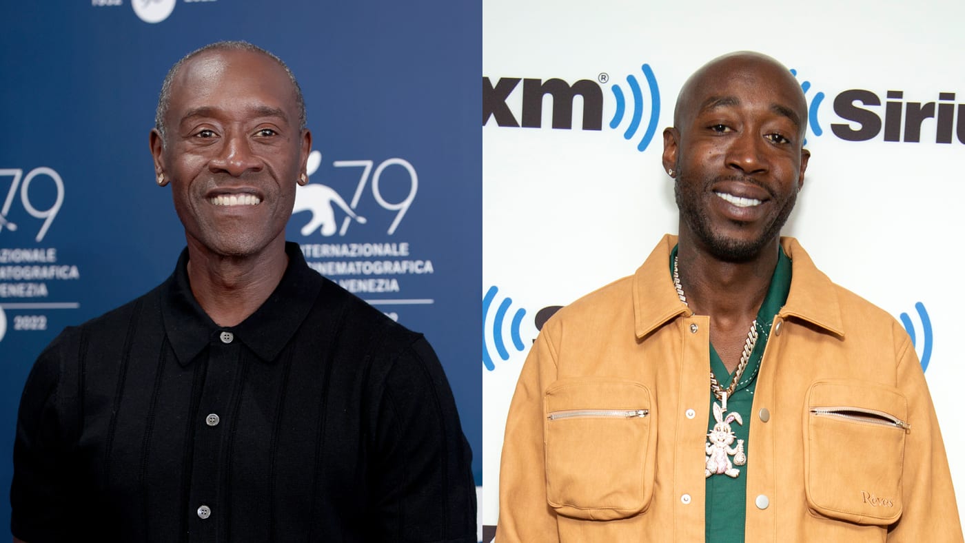 Don Cheadle and Freddie Gibbs in a splice image