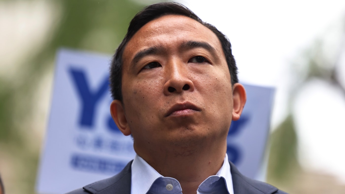 Andrew Yang Slams the ‘Daily News’ Over Cartoon Depicting Him as a