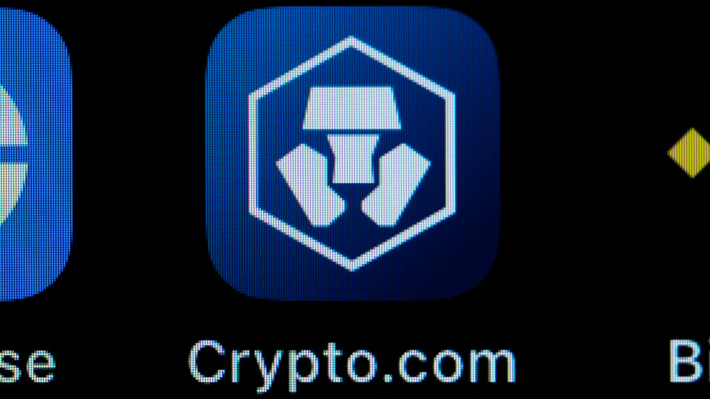 A look at an app focused on cryptocurrency is shown