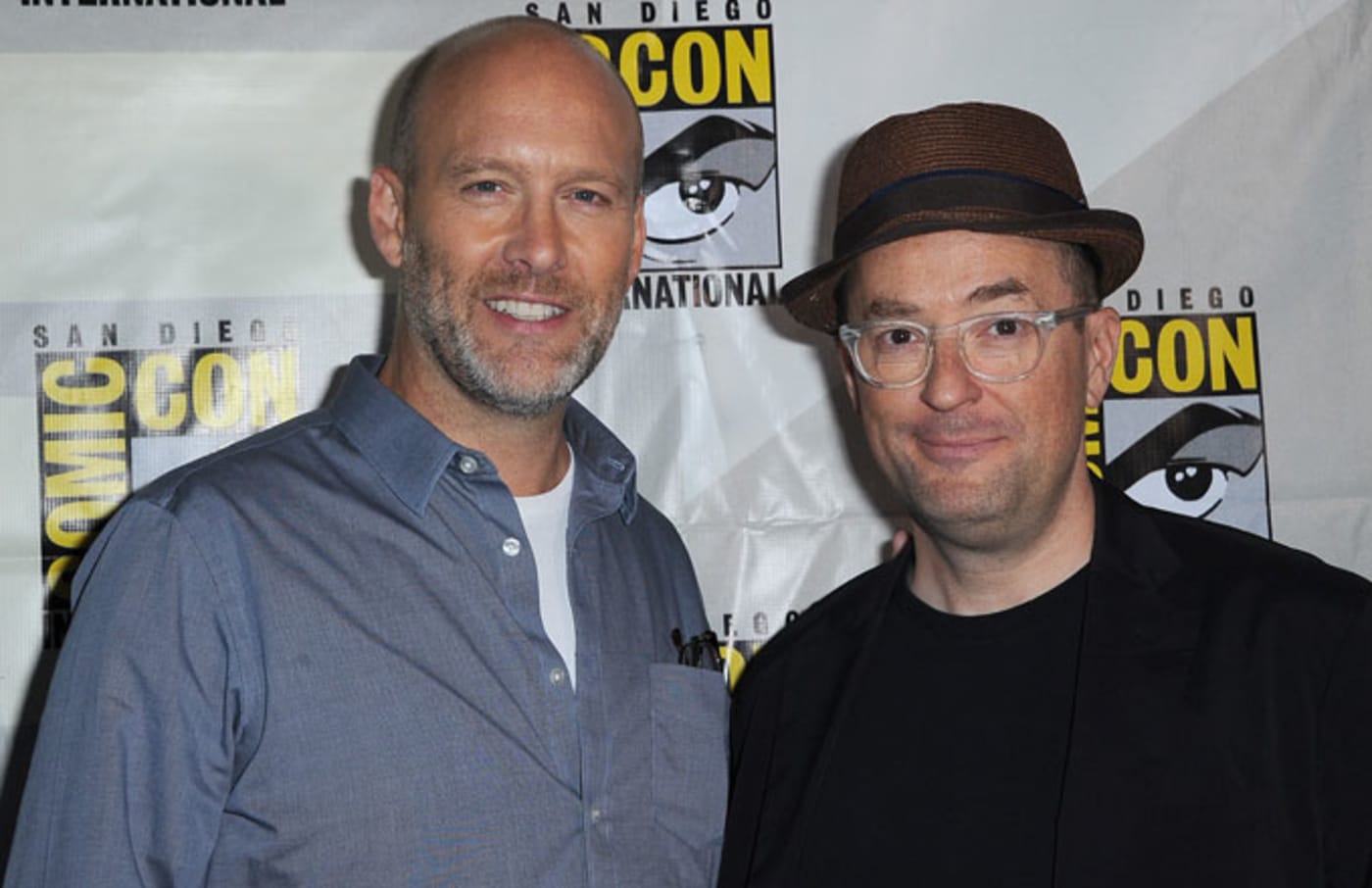 Avengers writers Stephen McFeely and Christopher Markus.
