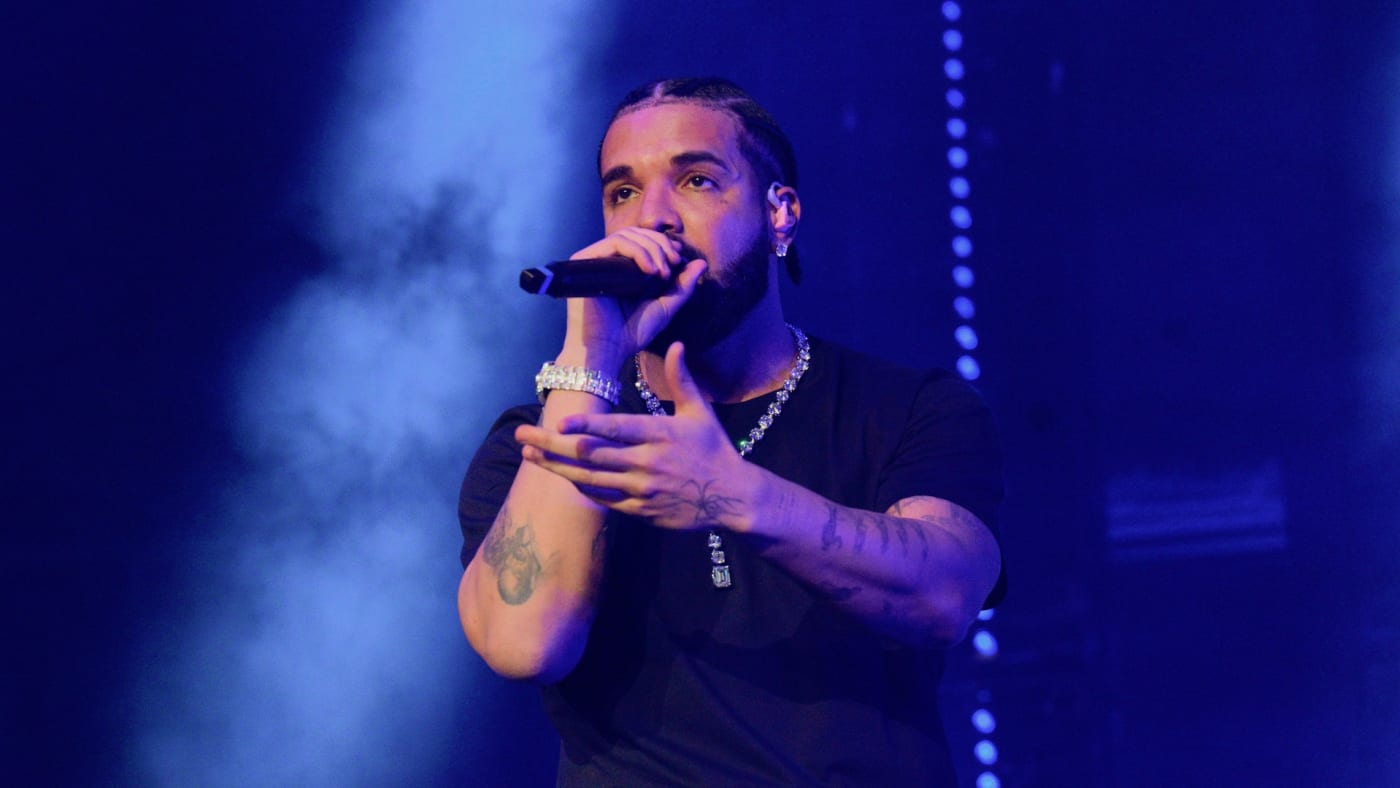 Rapper Drake performs onstage during "Lil Baby & Friends Birthday Celebration Concert"