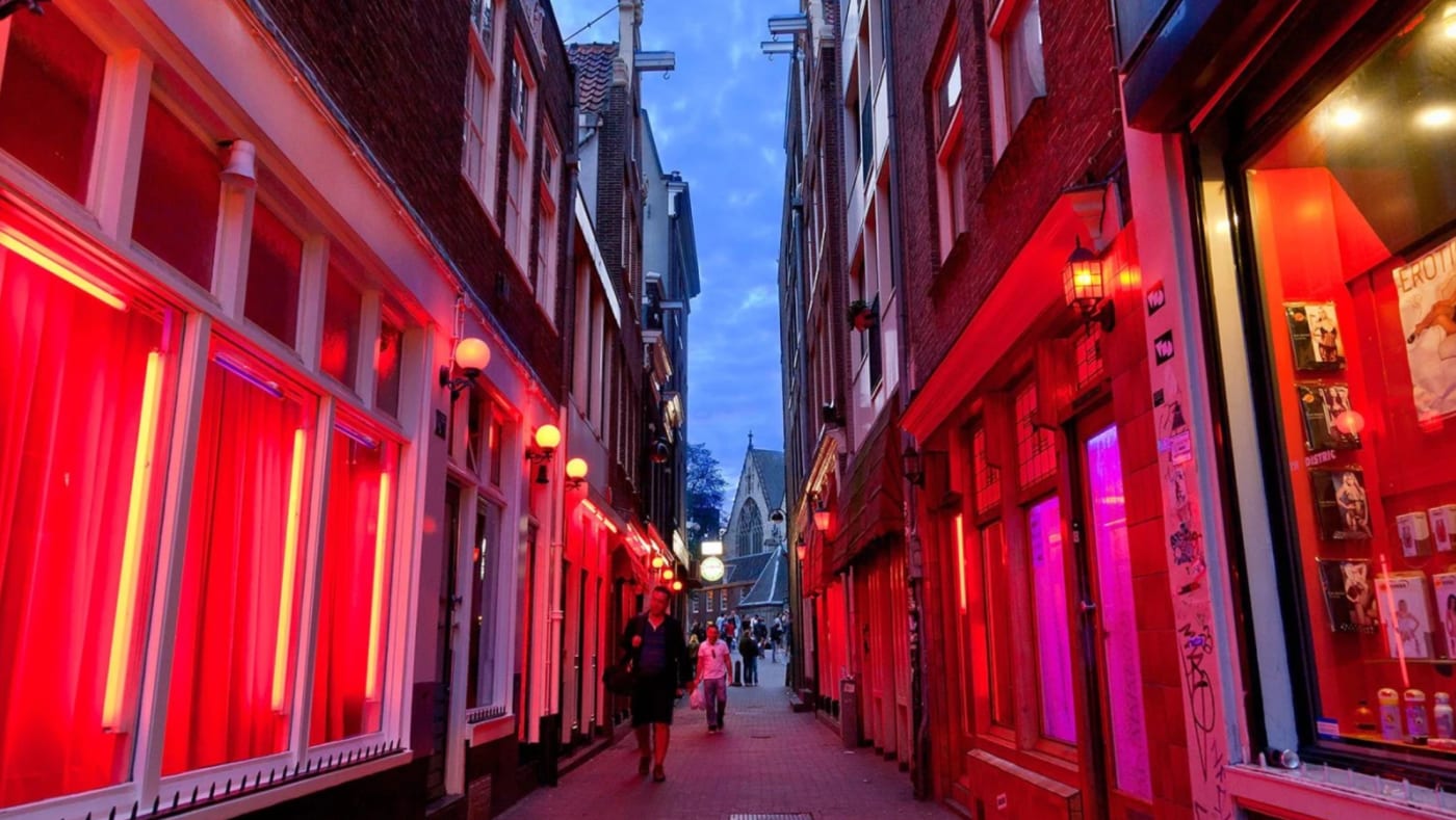 red light district