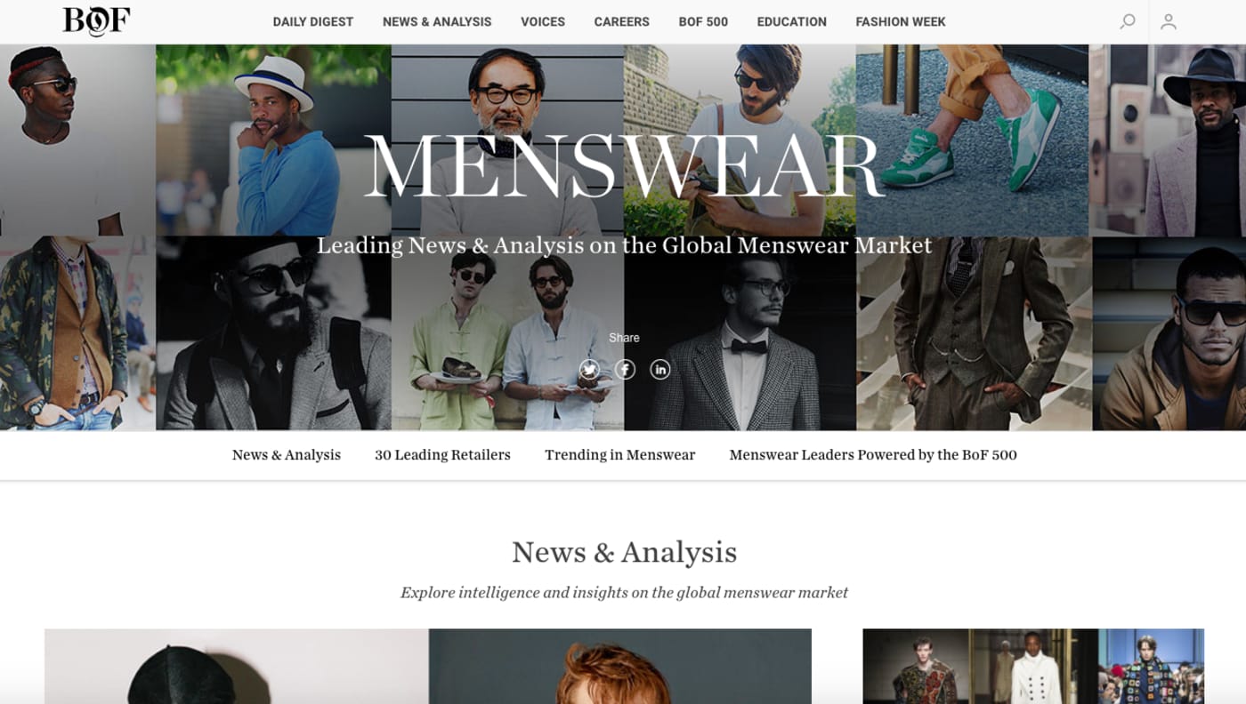 best mens style blogs right now business of fashion