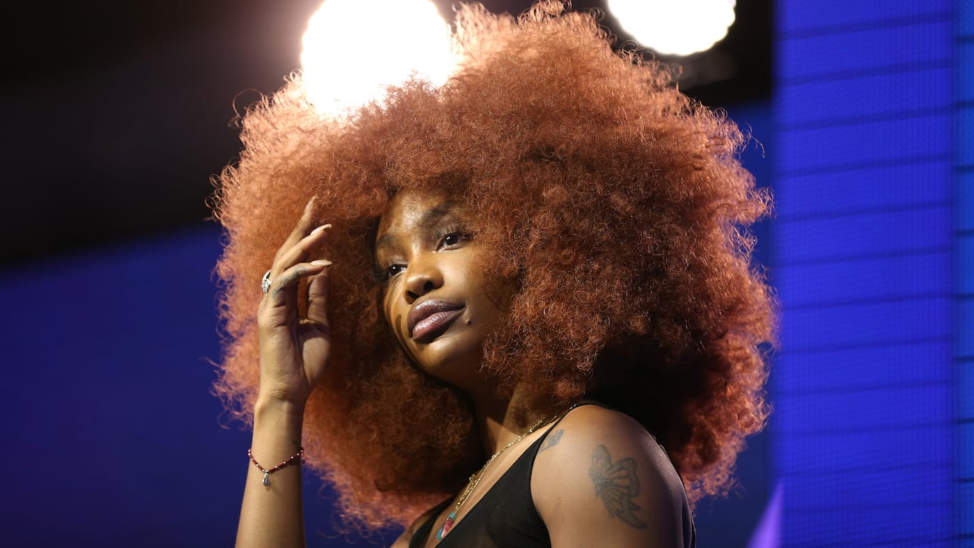 SZA onstage at the REVOLT X AT&T 3 Day Summit.