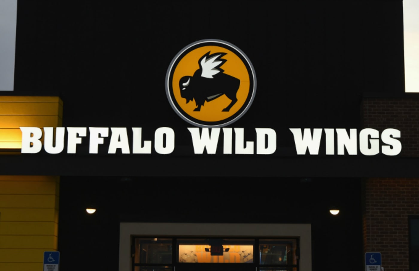 A Buffalo Wild Wings restaurant is seen on February 1, 2018