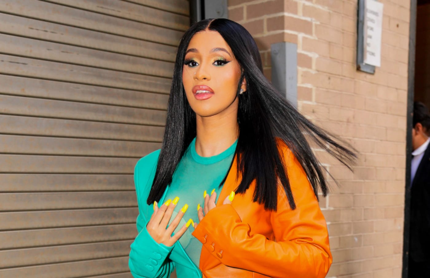 Cardi B at Vogue event on October 10, 2019