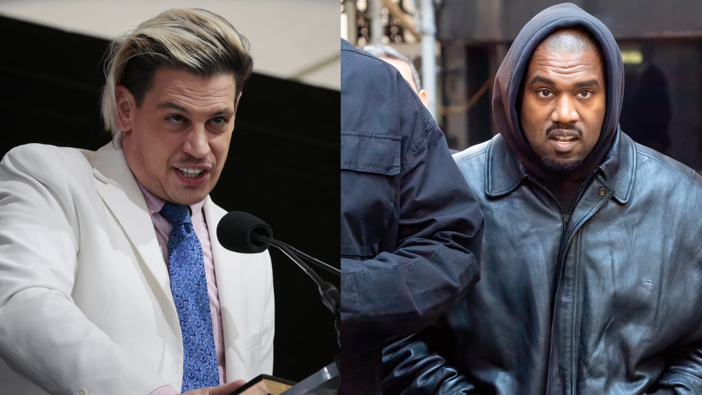 Milo and Ye are seen in separate photos