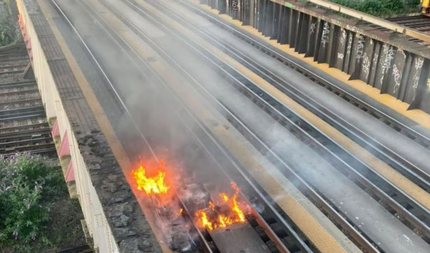 Train Tracks In London Burst Into Flames Amid Rising UK Heat Complex UK