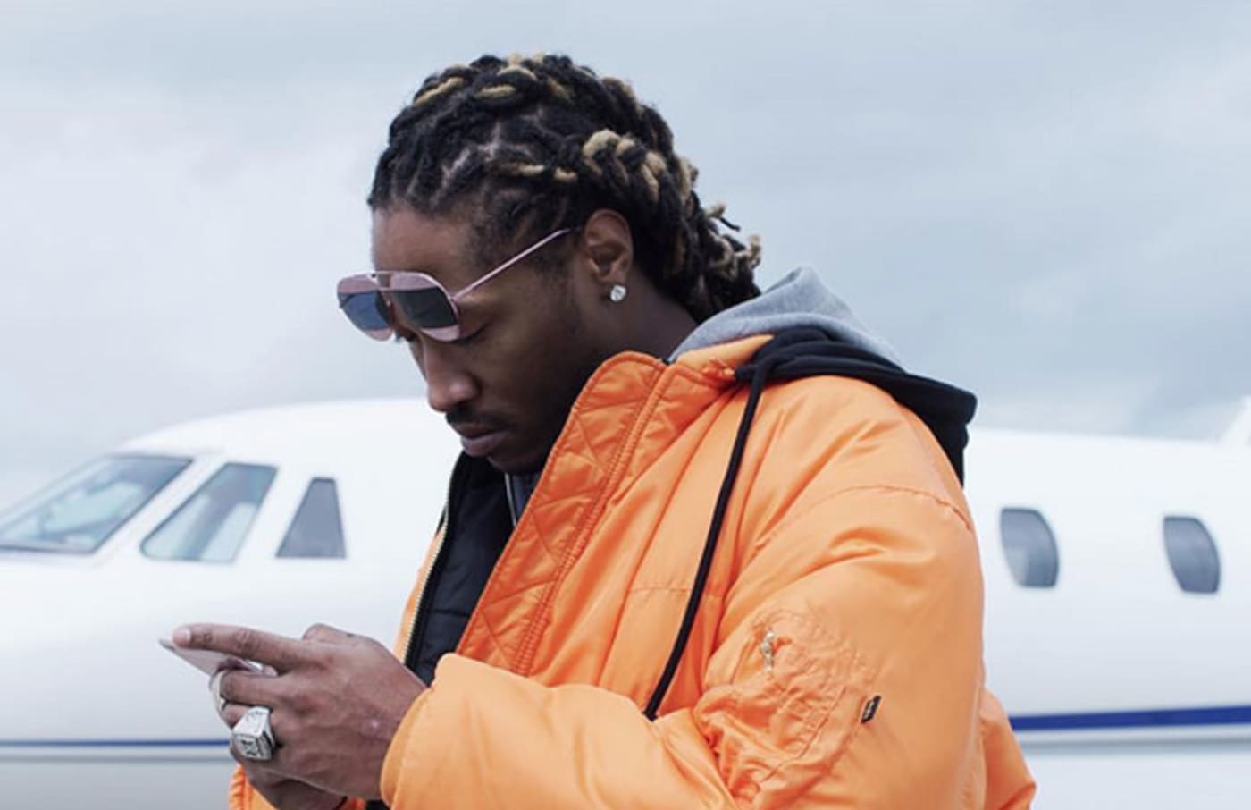 Future poses for an Instagram picture.