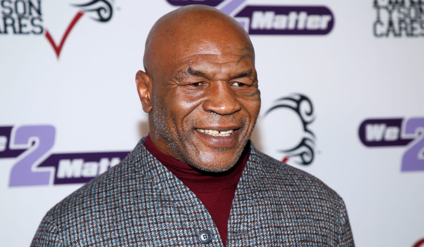 Mike Tyson attends the Mike Tyson Cares & We 2 Matter Fundraiser