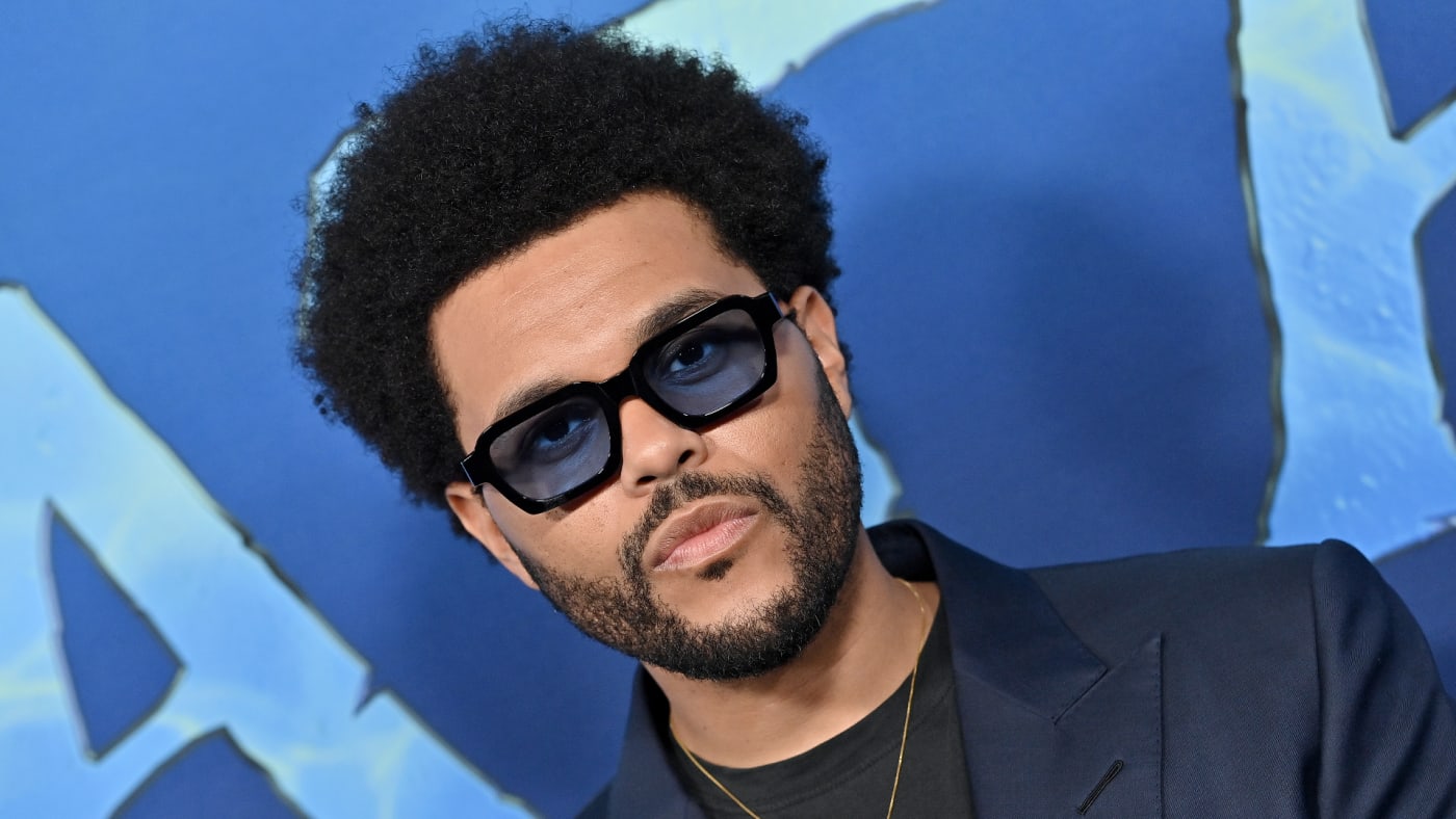 he Weeknd attends 20th Century Studio's "Avatar 2 The Way of Water" U.S. Premiere.